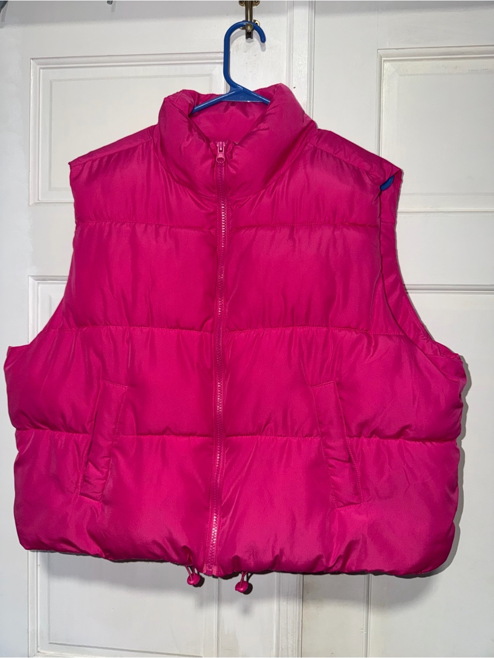 No Boundaries Hot Pink Puffer Vest